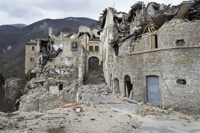Sisma centro Italia, la ricostruzione mancata Arquata del Tronto, 4 aprile 2019: La zona rossa
Simona Caleo/Cgil