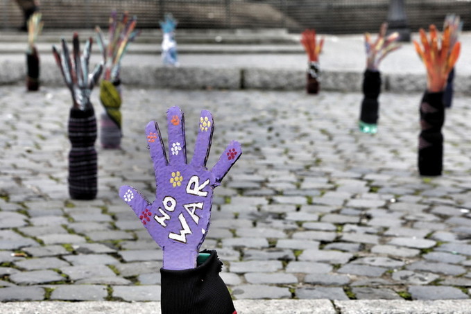 Spegniamo la guerra, accendiamo la pace' © Marco Merlini
Roma, 25 gennaio 2020
Piazza dell'Esquilino
Giornata di mobilitazione internazionale per la pace