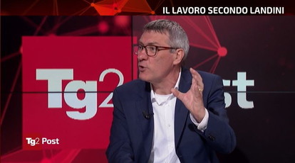 Intervista a Maurizio Landini su 'Tg2 Post' -