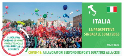 Rapporto CGIL, CISL e UIL sullo stato di attuazione degli Obiettivi di Sviluppo Sostenibile in Italia