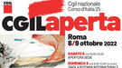 Materiali grafici CGIL APERTA 8 e 9 ottobre 2022