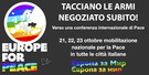 La CGIL aderisce e promuove la mobilitazione diffusa di Europe For Peace che ritorna nelle piazze di tutta Italia dal 21 al 23 ottobre