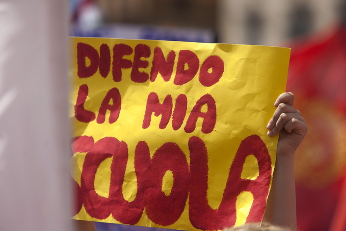 'L'unione fa la scuola' © Marco Merlini / Cgil
Roma 5 maggio 2015
Sciopero generale della scuola proclamato da Flc Cgil, Cisl scuola, Uil scuola, Snals e Gilda