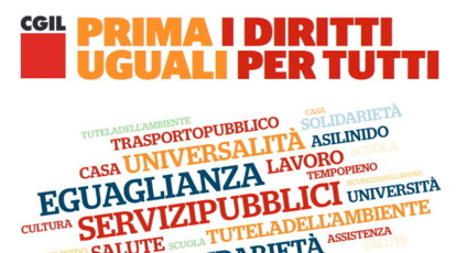 Autonomia differenziata. dal 21 al 24 maggio campagna ‘Prima i diritti uguali per tutti'